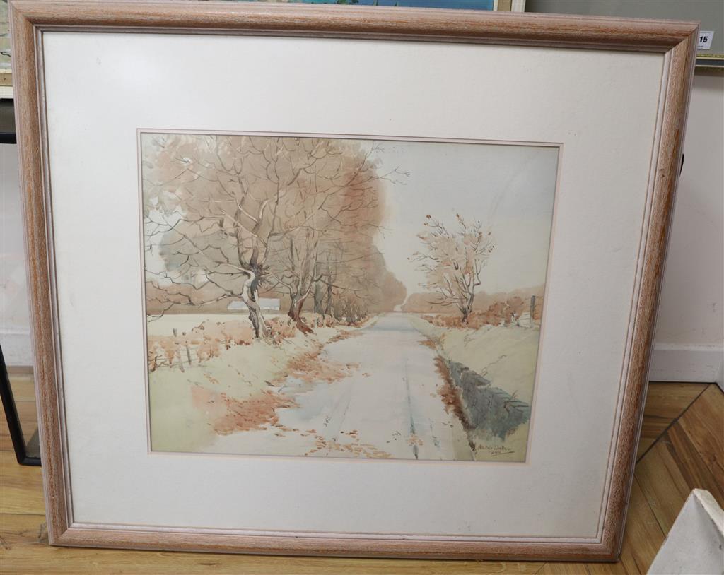 Alastair A. K. Dallas (1898-1983) Beggars Road, Cussie 50 x 60cm